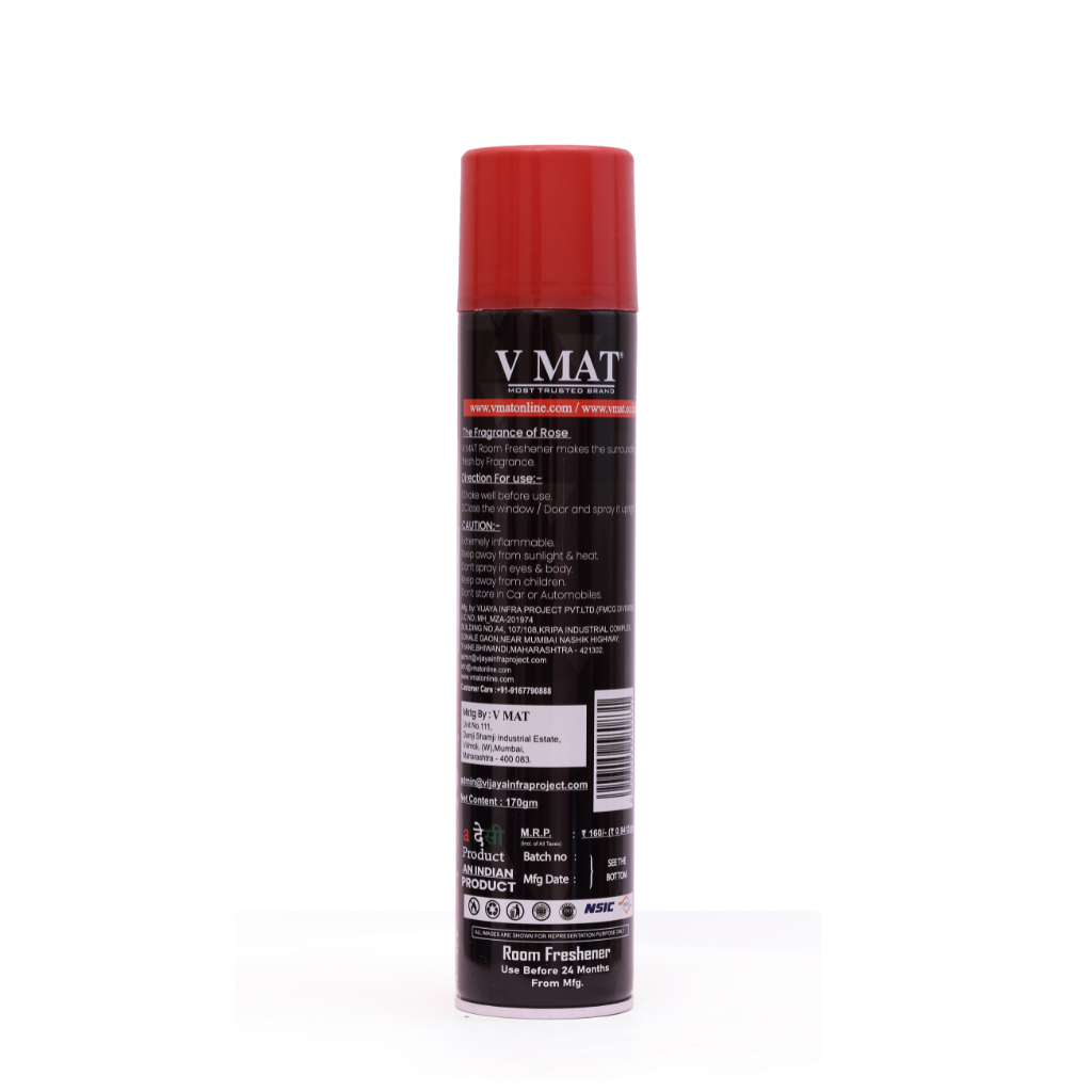 VMAT Rose Spray Room Freshner